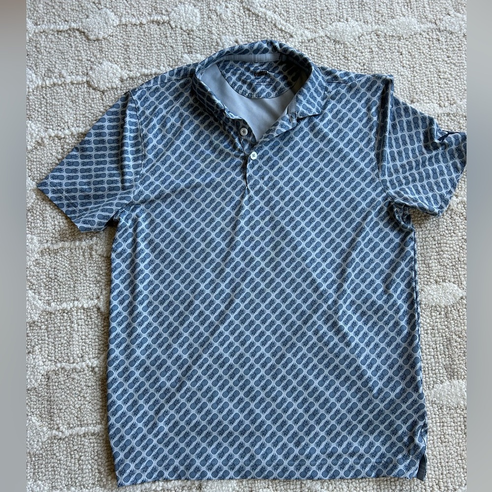 Puma boys polo shirt with pineapples